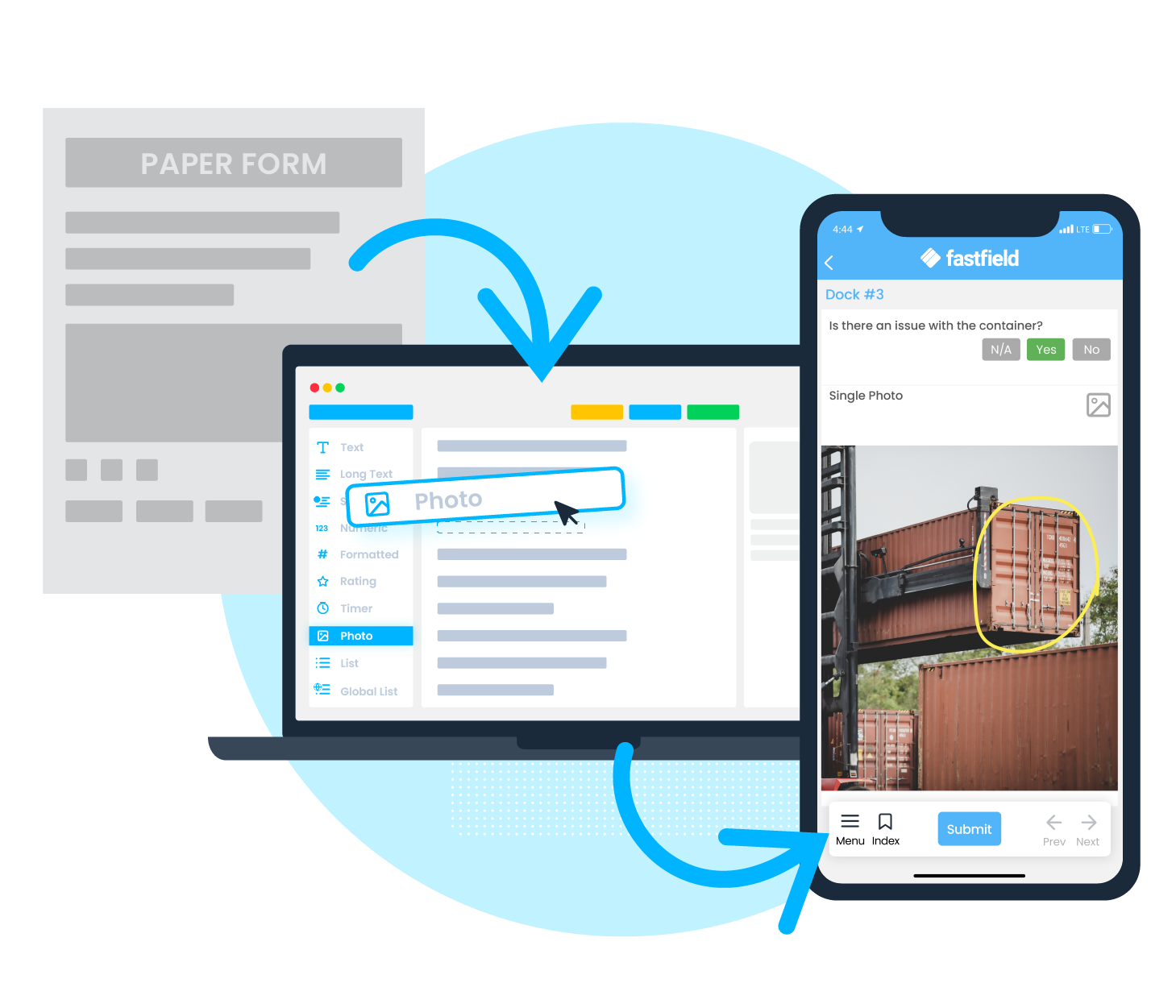 Paper Forms to Web App to Mobile App